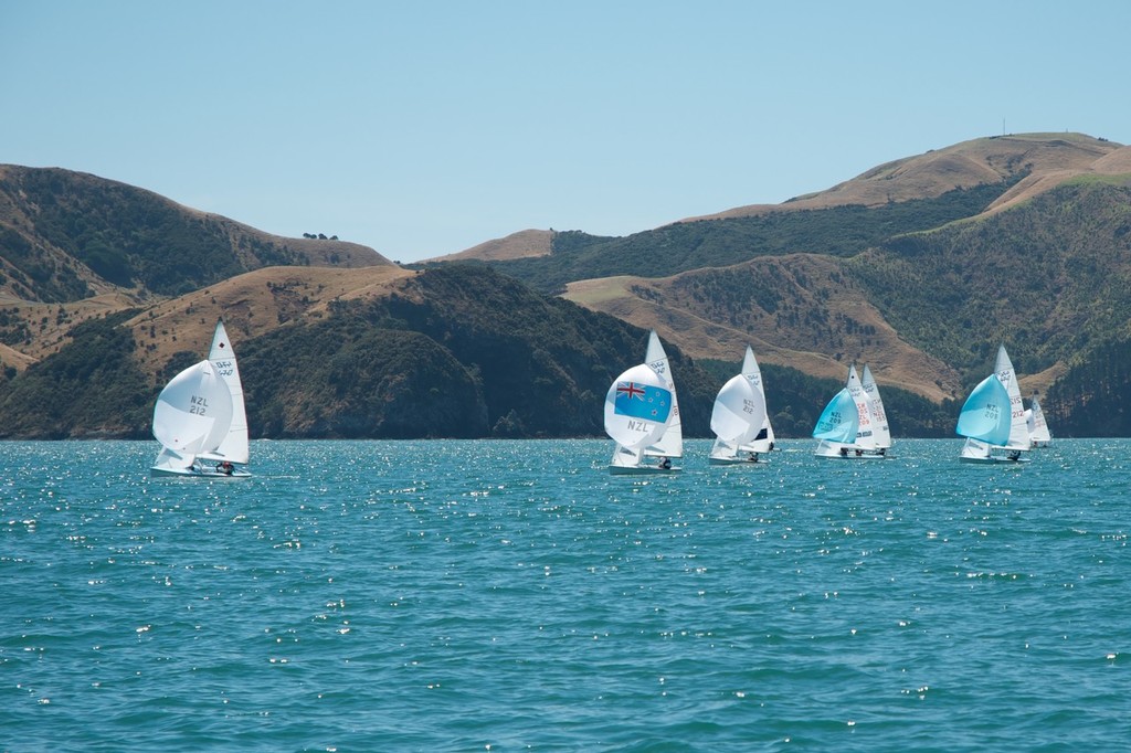 Nine boats took part in the regatta, including Olympic, junior and master sailors. - NZ 470 Nationals &copy; Christine Hansen